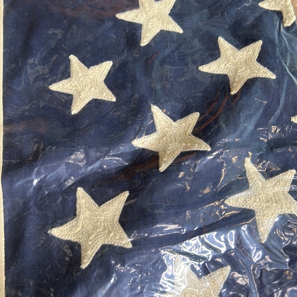 Pottery barn flag 🇺🇸 16” x 26” pillow cover BNWT - Picture 2 of 8
